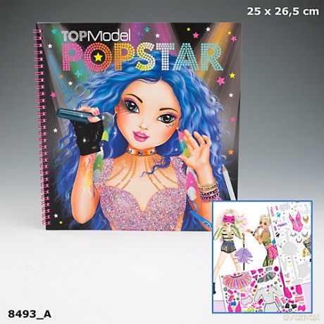 Zestaw kreatywny popstar top model 8493a