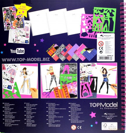Zestaw kreatywny popstar top model 8493a