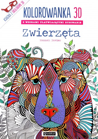 Zwierzęta kolorowanka 3D [KSIĄŻKA]