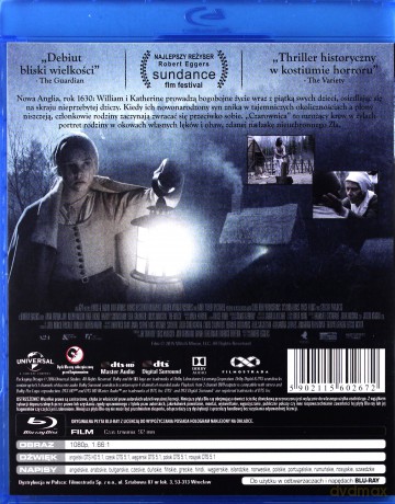 Czarownica: Bajka Ludowa z Nowej Anglii [Blu-Ray]