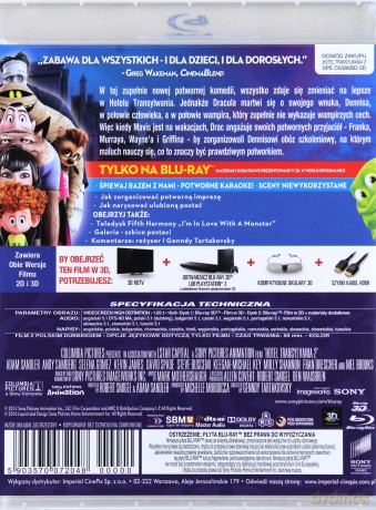 Hotel Transylwania 2 3D [Blu-Ray 3D]+[Blu-Ray]