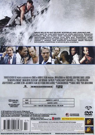 Szklana pułapka 3 (polski lektor) [DVD]