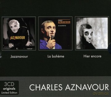 Charles Aznavour: Jazznavour+La Boheme+Hier Encore [3CD]