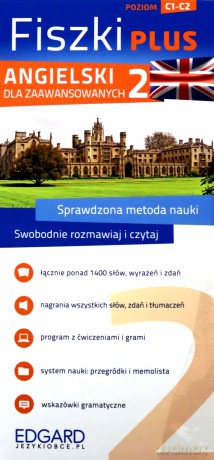 Angielski Fiszki PLUS dla zaawansowanych 2 - Michał Podsiadło [KSIĄŻKA]