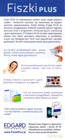 Angielski Fiszki PLUS dla zaawansowanych 2 - Michał Podsiadło [KSIĄŻKA]