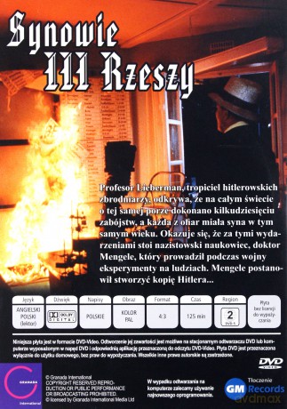 Synowie III Rzeszy [DVD]