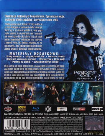 Resident Evil 2: Apokalipsa [Blu-Ray]