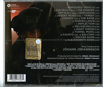 Sicario soundtrack (Johann Johannsson) [CD]