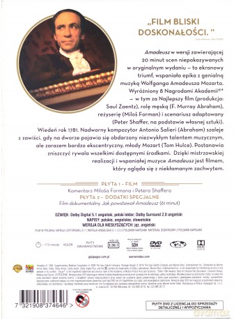 Amadeusz (Ikony Kina) [2DVD]