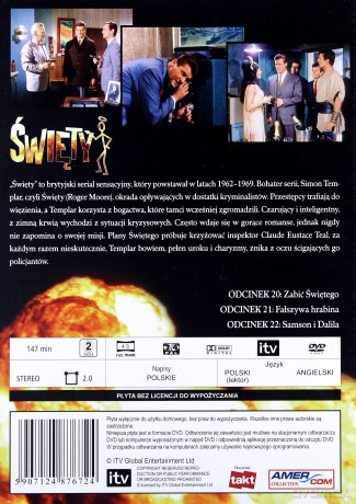 Święty 07: Zabić Świętego / Fałszywa hrabina / Samson i Dalila [DVD]