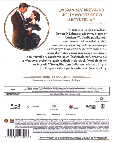 Przeminęło z wiatrem (Ikony Kina) [Blu-Ray]