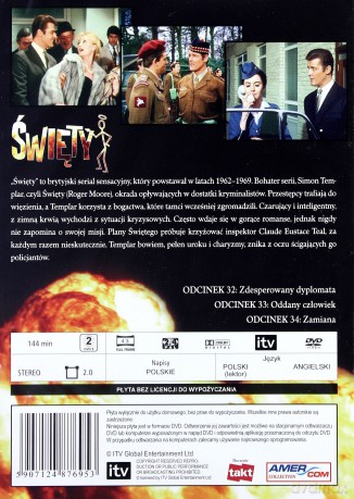 Święty 11: Zdesperowany dyplomata / Oddany człowiek / Zamiana [DVD]