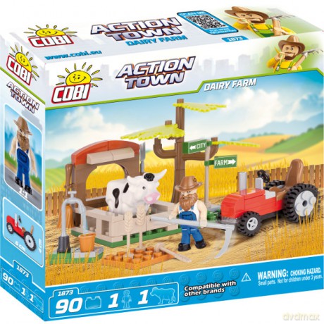 COBI Action Town Farma, krowy 90 el. [KLOCKI]