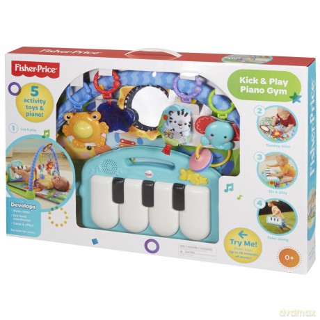 FISHER PRICE Mata gimnastyczna z pianinkiem