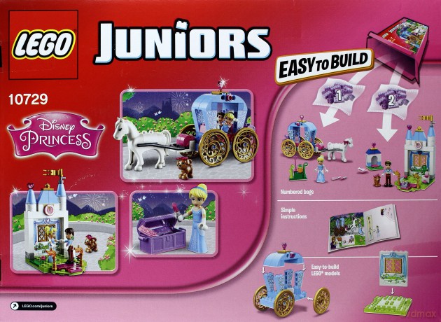LEGO JUNIORS Kareta Kopciuszka (10729) [KLOCKI]