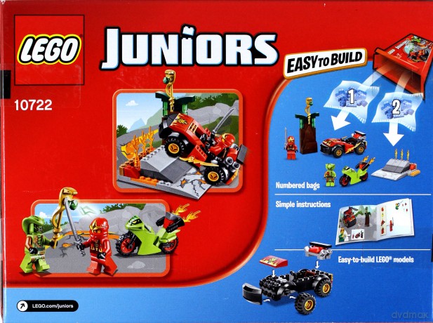 LEGO JUNIORS Starcie z wężem (10722) [KLOCKI]