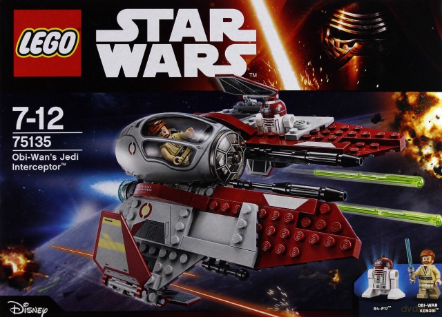 LEGO Star Wars Jedi Interceptor ObiWana (75135) (Gwiezdne Wojny) [KLOCKI]