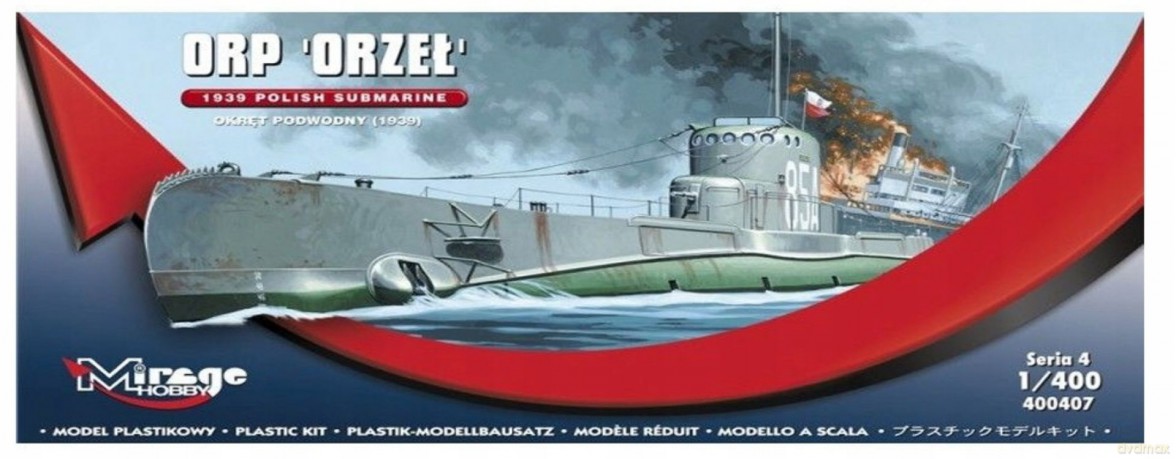 MIRAGE Okręt podwodny ORP Orzeł 1939