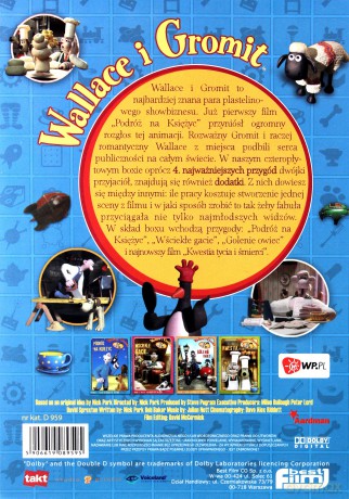 Wallace i Gromit: Podróż na księżyc / Wściekłe gacie / Golenie owiec / Kwestia tycia i śmierci [BOX] [4DVD]