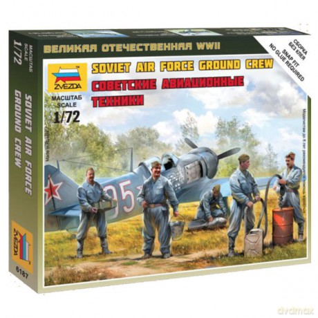 ZVEZDA Soviet airforce Groud crew WWII