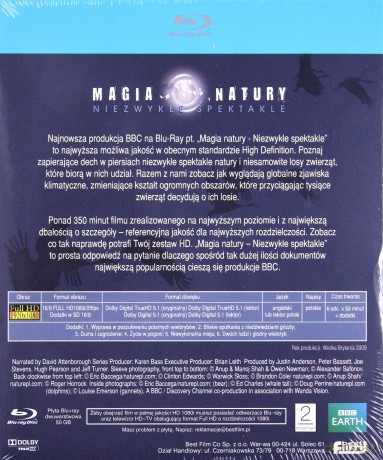 Magia natury. Niezwykłe spektakle (BBC) [2xBlu-Ray]+[KSIĄŻKA]