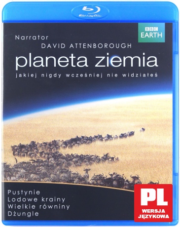 Planeta Ziemia 2, odcinki 5-8: Pustynie / Lodowe krainy / Wielkie równiny / Dżungle (BBC) [Blu-Ray]