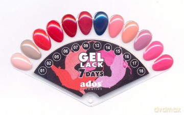 Ados Lakier Do Paznokci Żelowy Gel Lack 7 Days Nr 17 8ml