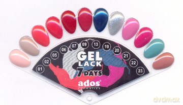 Ados Lakier Do Paznokci Żelowy Gel Lack 7 Days Nr 20 8ml