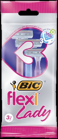 Bic Maszynka Do Golenia Flexi Lady Pouch 3