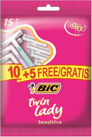 Bic Maszynka Do Golenia Twin Lady Pouch 10+5szt