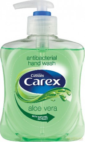 Carex Mydło W Płynie Do Rąk Antybakteryjne Aloe Vera 250ml
