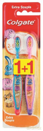 Colgate Szczoteczka Duo Uśmiech Malucha (3-5 Lat) 1 Op.-2szt