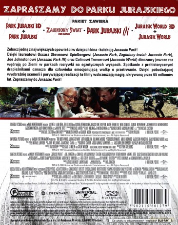 Jurassic Park 1-3 / Jurassic World [BOX] [2xBlu-Ray 3D]+[4xBlu-Ray]