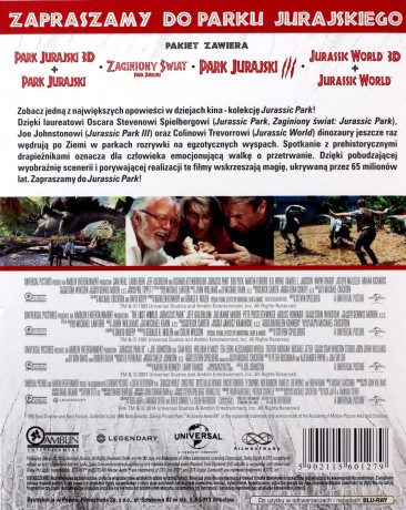 Jurassic Park 1-3 / Jurassic World [BOX] [2xBlu-Ray 3D]+[4xBlu-Ray]