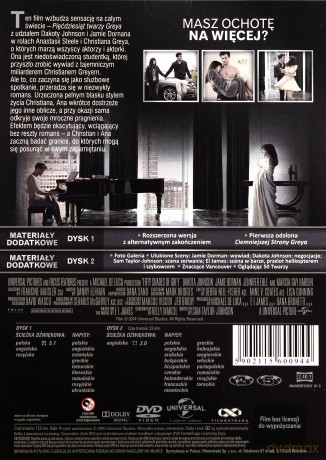 Pięćdziesiąt Twarzy Greya (digibook) [2DVD]