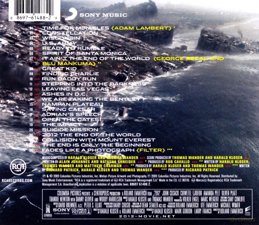 2012 soundtrack [CD]