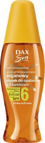 Dax Sun Olejek Arganowy Do Opalania Z B-Karotenem Spf 6 150ml