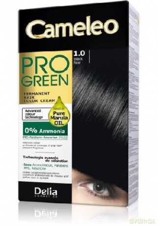 Delia Cosmetics Cameleo Farba Pro-Green Nr 1.0 Black Noir