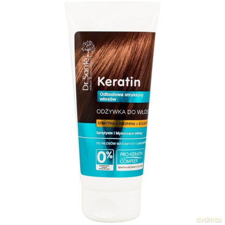 Dr.Sante Keratin Hair Odżywka odbudowująca do włosów łamliwych i matowych 200ml