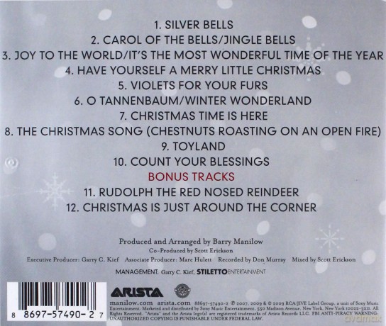 Barry Manilow: In The Swing Of Christmas [CD]