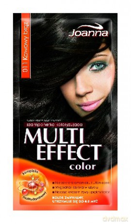 Joanna Multi Effect Color Szamponetka Do Włosów 011 Kawowy Brąz