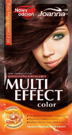 Joanna Multi Effect Color Szamponetka Do Włosów 012 Czekoladowy Brąz