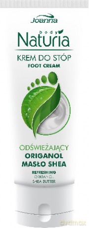 Joanna Naturia Body Krem Do Stóp Odświeżający Z Origanolem I Masłem Shea 50g