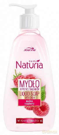 Joanna Naturia Body Mydło W Płynie Z Balsamem Malina 500ml