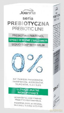 Joanna Prebiotic Line Mydło W Płynie Ultradelikatne I Niskopieniące 200ml