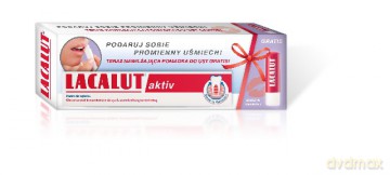 Lacalut Pasta Do Zębów Activ Paradontoza 75ml + Pomadka Ochronna