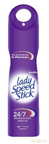 Lady Speed Stick Dezodorant W Sprayu 24/7 Invisible 150ml
