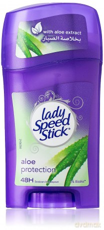 Lady Speed Stick Dezodorant W Sztyfcie Aloe Skóra Wrażliwa 45g