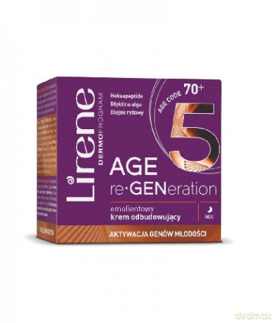 Lirene Age Re-Generaton 70+ Krem Noc