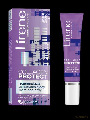 Lirene Collagen Protect 55+ Regenerująco-Uelastyczniający Krem Pod Oczy 45/55/65+